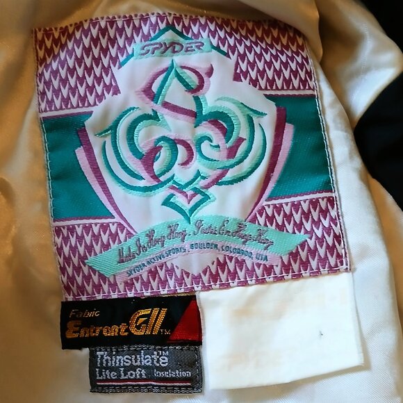 Spyder Women's Black Nylon Biker Vest GUC Size XL - Picture 10 of 10